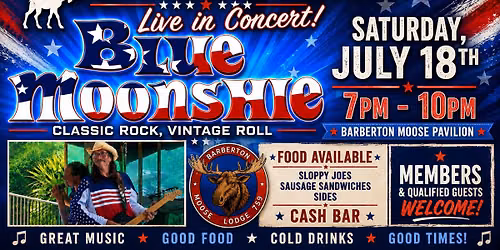Blue Moonshine Concert