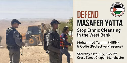 Defend Masafer Yatta. Stop ethnic cleansing in the West Bank