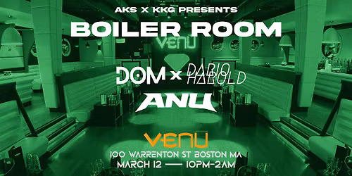 AKSxKKG Boiler Room Fundraiser [18+]