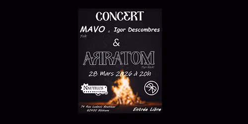 Concert au Nautilus - Mavo & Igor Descombres et ARRATOM