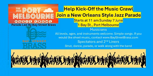 Join a New Orleans Style Jazz Parade
