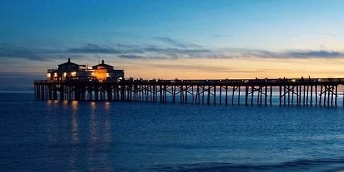 Sunset at Malibu Pier