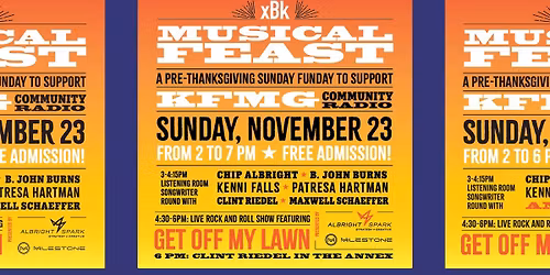Musical Feast: A Pre-Thanksgiving Sunday Funday