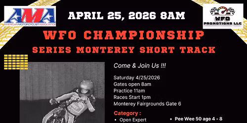 Monterey Short track 