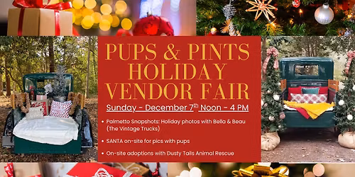 Pups & Pints \u2014 Holiday Vendor Fair