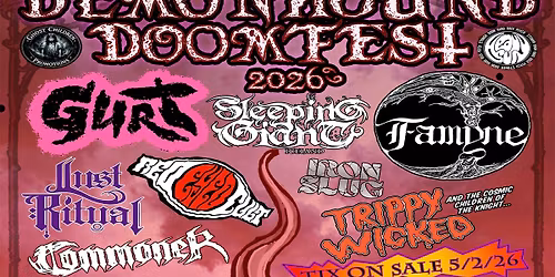 Demonhound Doomfest: Gurt + Sleeping Giant,  Famyne + more!