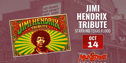 Jimi Hendrix Tribute Featuring Texas Flood  | LIVE at Main Street Crossing