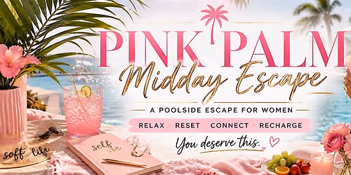 \u2728 Pink Palm Midday Escape \u2728