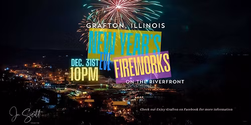 Grafton's New Years Eve Fireworks on the Riverfront