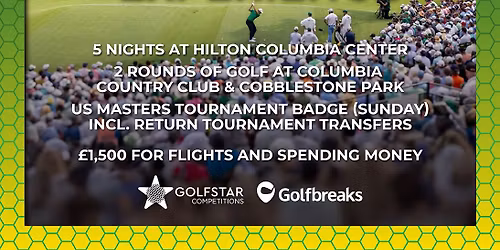 2026 Masters Golf Tournament - Saturday Competition