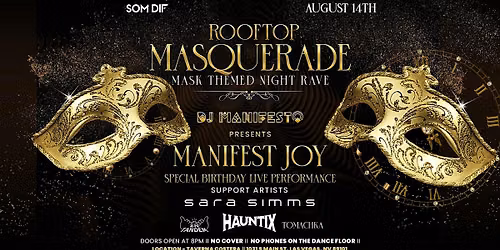 SOM DIF - Night Masquerade - Mask Themed Night Rave