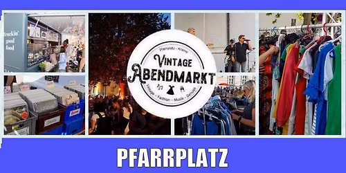 Vintage Abend Markt Krems