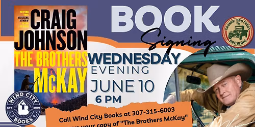 Craig Johnson Book Signing at Gruner Brothers Brewing