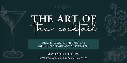 The Art Of The Cocktail  Tastings & Recipe Demonstrations