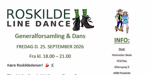 Generalforsamling & Dans \ud83d\udc83\ud83c\udffc\ud83d\udd7a\ud83c\udffc