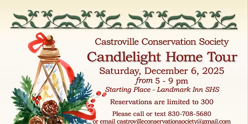 Castroville Historical Candlelight Home Tour