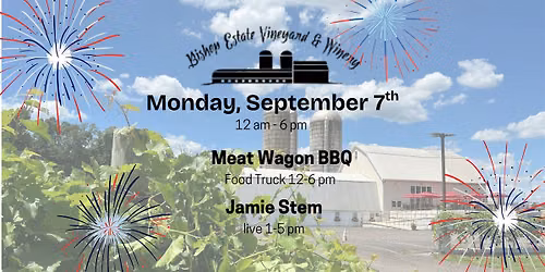 Labor Day: Meat Wagon BBQ Food Truck w\/ Jamie Stem Live at Bishop Estate
