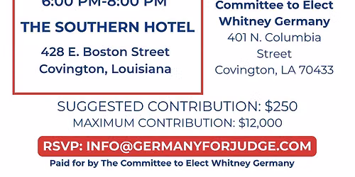 Whitney Germany for Judge Fundraiser