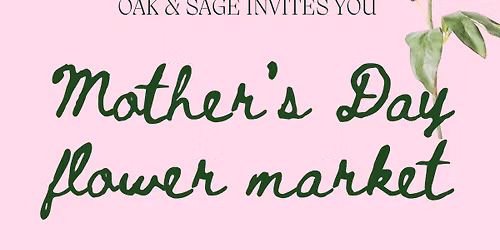 Mother\u2019s Day Flower Market