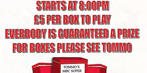 Tommo's MBC Super Deal Night!