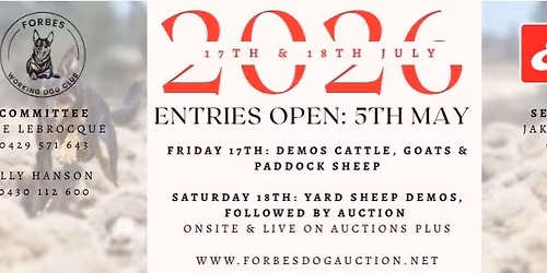 2026 Forbes Working Dog Auction