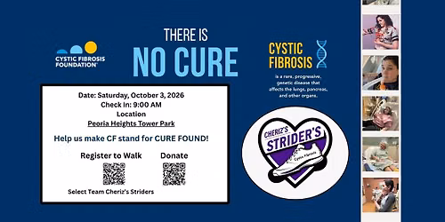 Cystic Fibrosis Walk- Walk with Me! (Cheriz's Striders)