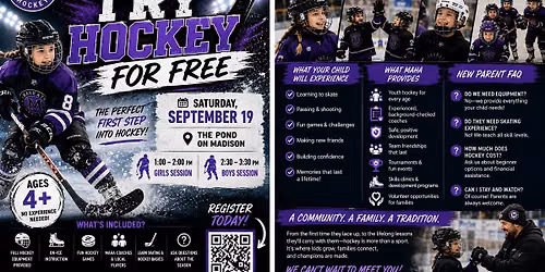 MAHA Try Hockey Free (GIRLS SESSION)