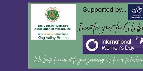 International Women's Day Dinner, CWA King Valley Branch Whitfield Victoria