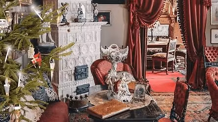 Jule-s\u00e6rrundvisning i Klunkehjemmet