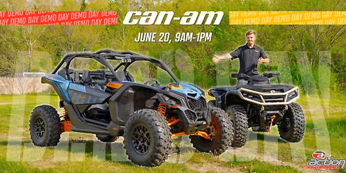\ud83d\udd38 Can-Am Off-Road Demo Day @ Action Power Sports