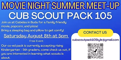 Movie Night with Pack 105