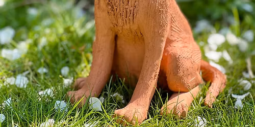 Terracotta Seated Dog Sculpture Workshop
