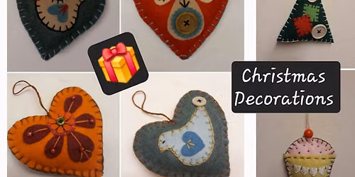 Simple Stitch Christmas Decoration Making Class