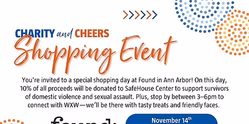 WXW Charity & Cheers Shopping Event @ FOUND