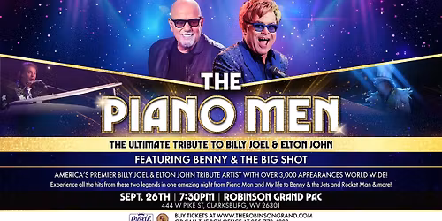The Piano Men - Clarksburg, WV