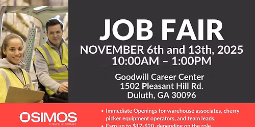Hiring Event in Duluth, GA