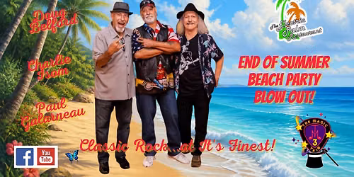 The Magic Trio is Rockin\u2019 Electric Palm\u2019s End Of Summer Beach Party Blow Out!