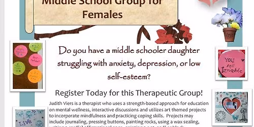 Middle School Therapeutic Group (pending)