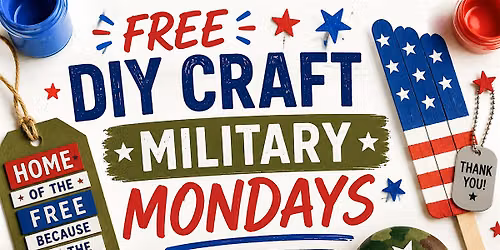 Military Mondays Free DIY Arts and Crafts