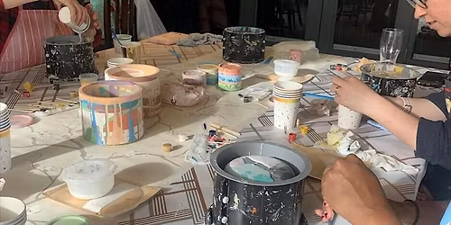 The Plant Pot Workshop - Creative Jesmonite Class w\/ Objectify