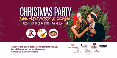 Calgary Christmas Party 2025 \u2013 \u00a1Rumba Latina!