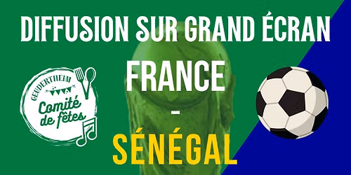Diffusion coupe du monde 2026 - France \/ S\u00e9n\u00e9gal 