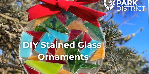 DIY Stained Glass Ornaments for kids