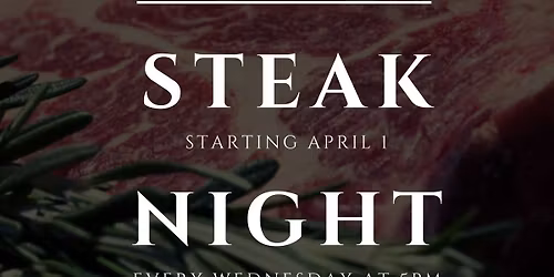 Steak Night @VFW POST 5408 & Parker\u2019s Pub