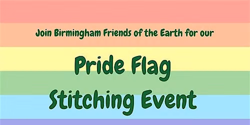 Pride Flag Stitching Event