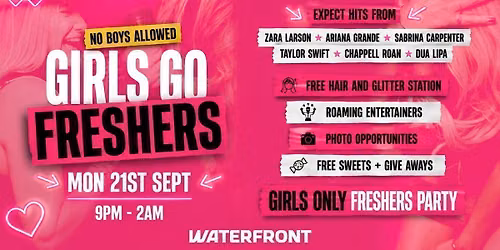 GIRLS GO FRESHERS 