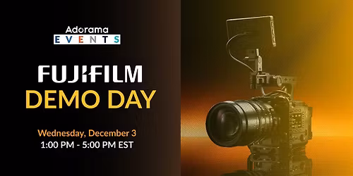 Discover the FujiFilm GFX ETERNA 55: Demo Day + Hands On at Adorama