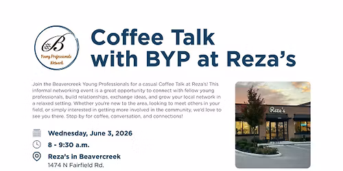Coffee Talk with BYP at Reza's