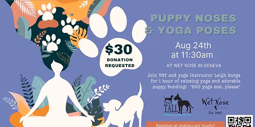 PUPPY NOSES & YOGA POSES @ WETNOSE