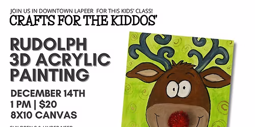 Crafts for the Kiddos' - Rudolph